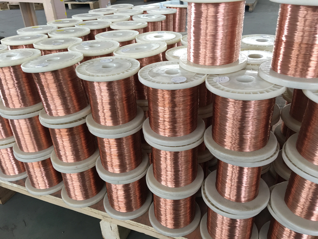 Wearing resistance oil immersed transformer enameled round aluminum wire