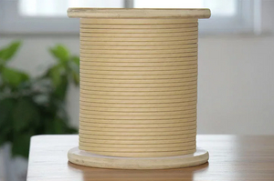 Open Lapping Oil-Immersed Transformers Copper Paper Covered Flat Wire