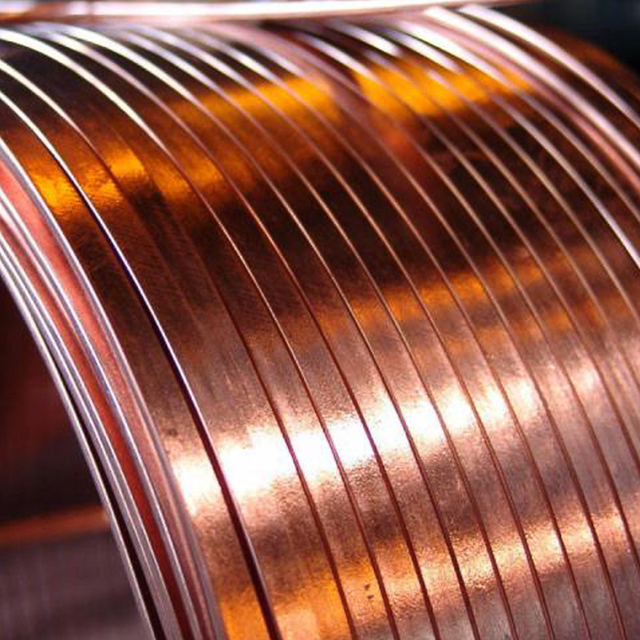 Controlled Proof-Stress Oil-Immersed Transformers Copper Paper Covered Flat Wire