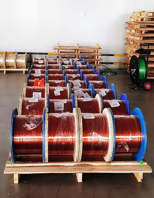 Wearing resistance generator enameled round aluminum wire