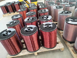 High tensile strength insulation varnish enameled round aluminum wire