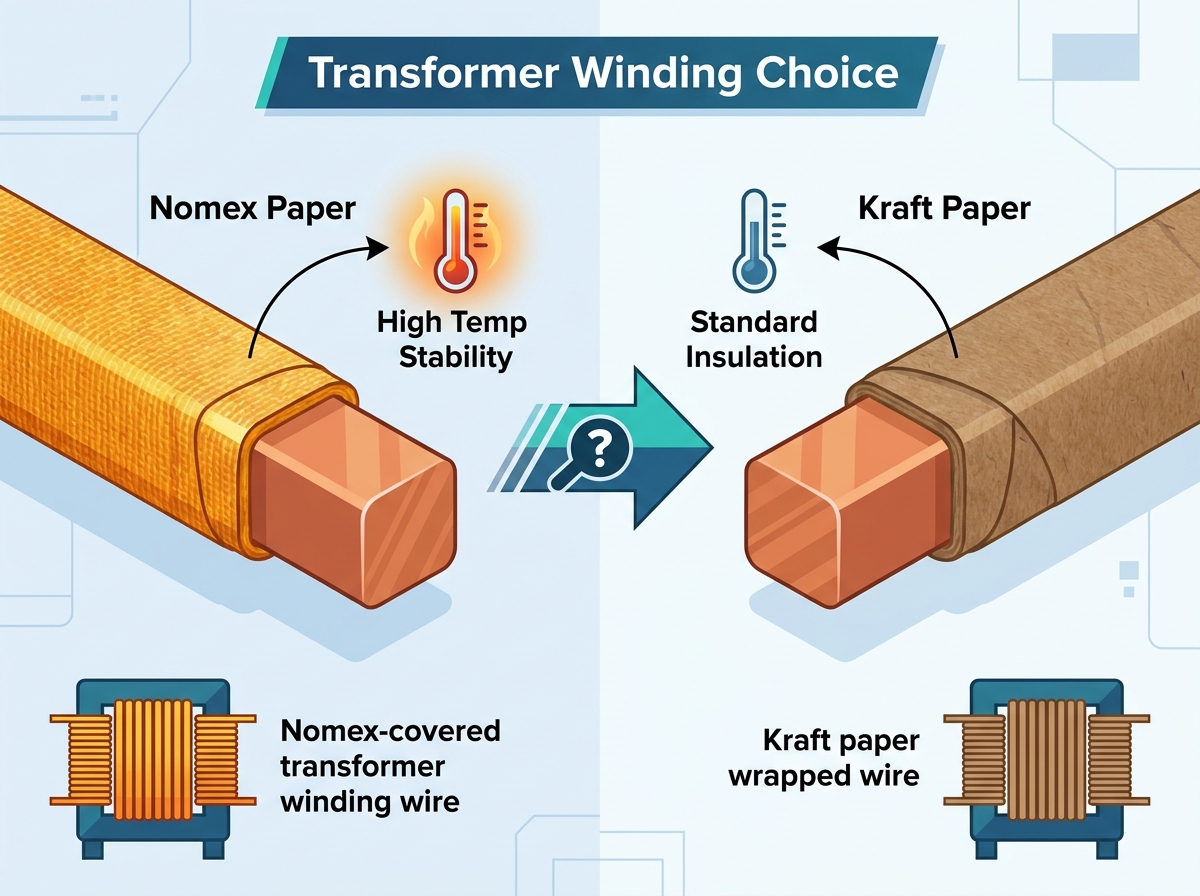 Transformer winding insulation materials